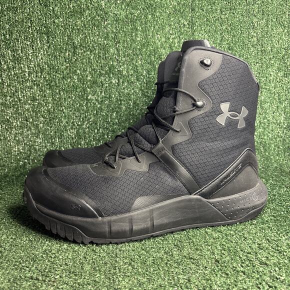 Under Armour Micro G Valsetz Zip Tactical Boots Size 14 Black 3023748-001 main image 8